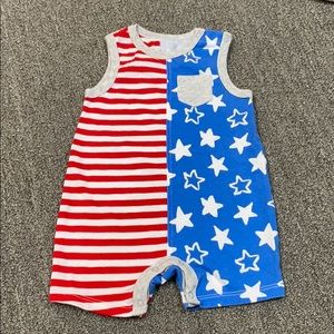 Cat & Jack American flag one piece